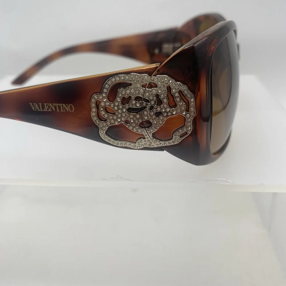 Valentino Sunglasses Women FRAME ONLY 5696/S Zac8M 57-18-125 Brown Tortoise 522